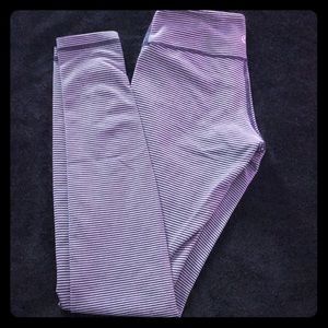 🍋Lululemon striped leggings